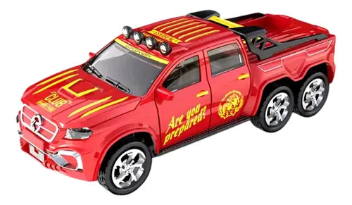 1:64 Mini Alloy Remote Control Drift Racing Truck (Red)