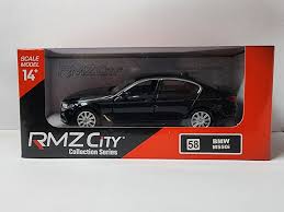 1:64 RMZ City Official Licensed Black BMW M550i Diecast Car