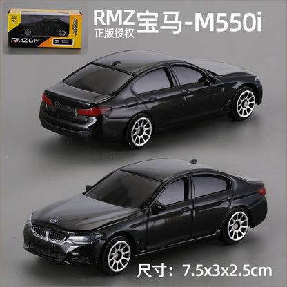 1:64 RMZ City Official Licensed Black BMW M550i Diecast Car