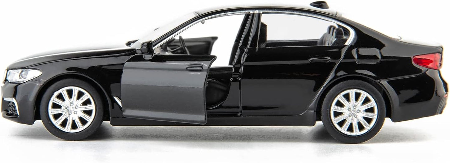 1:64 RMZ City Official Licensed Black BMW M550i Diecast Car