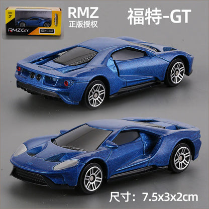 1:64 RMZ City Official Licensed Blue Ford GT Diecast Car
