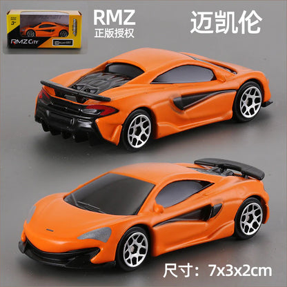 1:64 RMZ City Official Licensed Matte Orange McLaren Diecast Car
