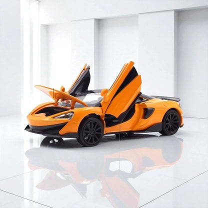 1:64 RMZ City Official Licensed Matte Orange McLaren Diecast Car