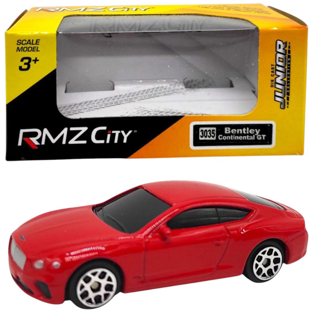 1:64 RMZ City Official Licensed Red Bentley Continental GT Diecast Car