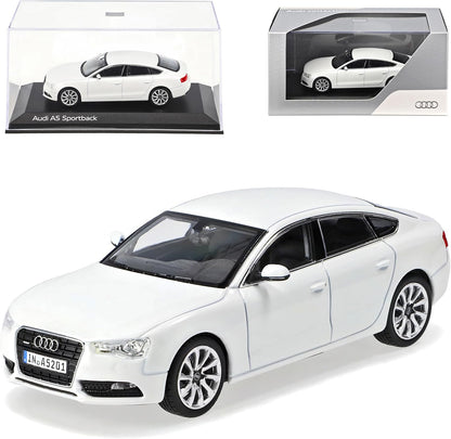 1:64 RMZ City Official Licensed White Audi A5 Sportback Diecast Car