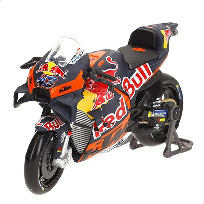 1:18 MotoGP KTM RC16 Red Bull Factory Racing 2023 Diecast Bike with Paddock Stand
