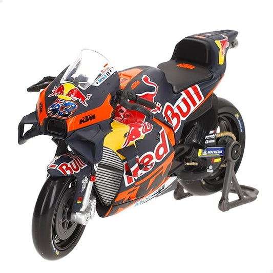 1:18 MotoGP KTM RC16 Red Bull Factory Racing 2023 Diecast Bike with Paddock Stand