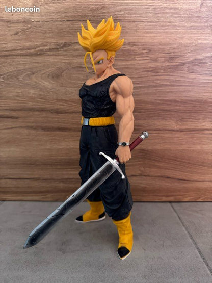Trunks Action Figure – 20 cm Yellow Hair (Super Saiyan) with Sword