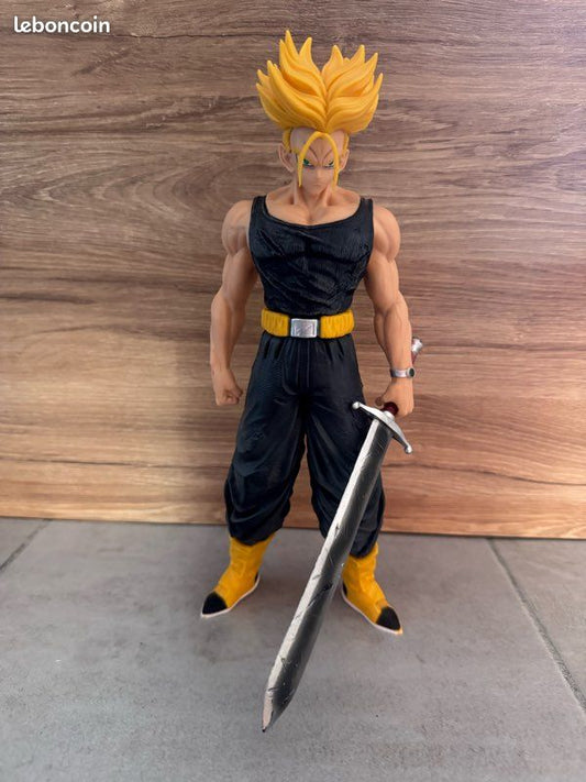 Trunks Action Figure – 20 cm Yellow Hair (Super Saiyan) with Sword