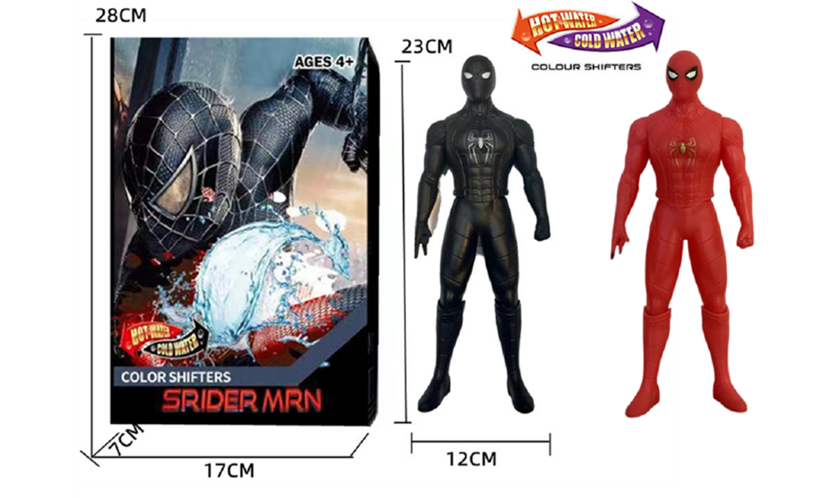Spider-Man Hero Color Changing Action Figure – 23 cm Movable Joint Collectible