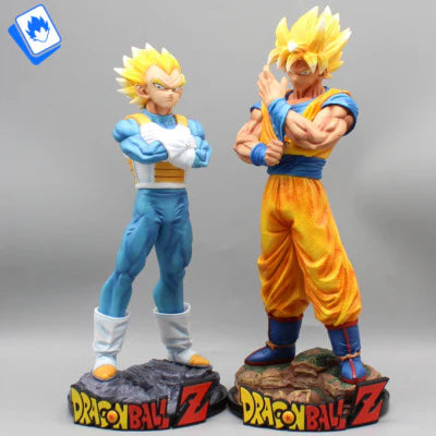 Dragon Ball Z Super Saiyan Goku & Vegeta Action Figure Set – 32 CM (2 PCS)