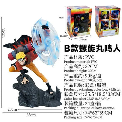 Naruto Rasengan Attack Figure – 32 cm Anime PVC Collectible Statue - Drakon Lifestyle India