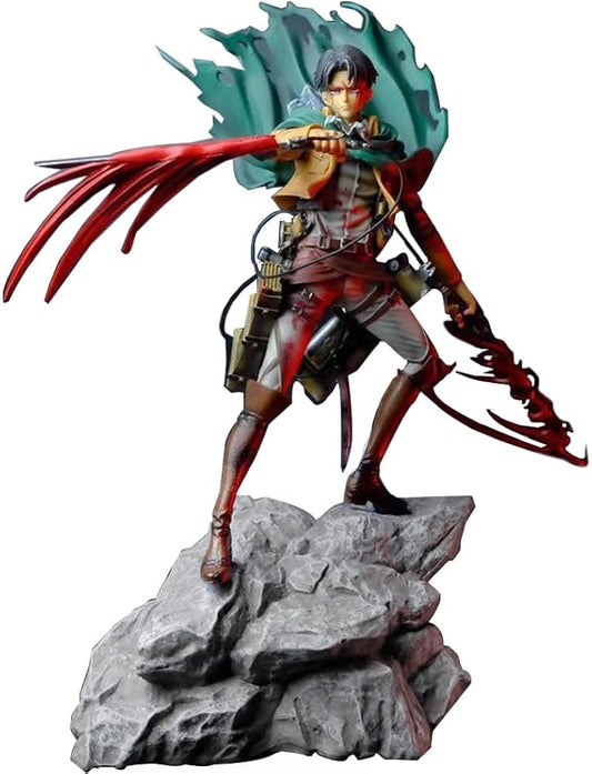 Levi Ackerman Battle Mode Action Figure – 36 cm | Attack on Titan Premium Collectible