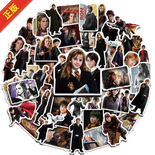 Harry Potter Movie Character Stickers – 50 PCS Pack for Laptops, Books & Décor - Drakon Lifestyle India