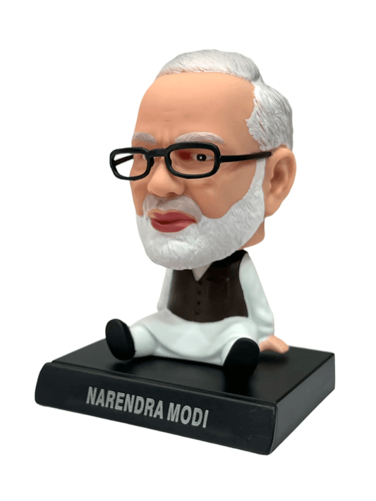 Narendra Modi Ji Bobblehead with Mobile Holder | Desk & Car Dashboard Decor - Drakon Lifestyle India