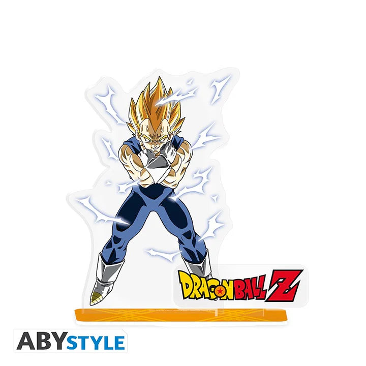 ABYstyle France Official Licensed Dragon Ball Z Acrylic Stand – Vegeta Super Saiyan Pose (11 cm)