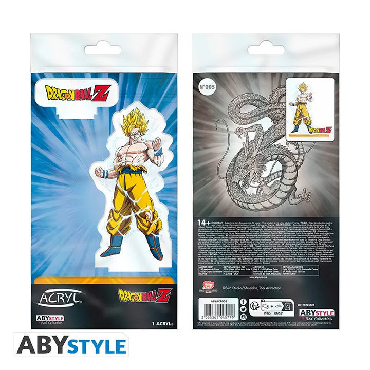 ABYstyle France Official Licensed Dragon Ball Z Goku Super Saiyan Acrylic Stand (11 cm)