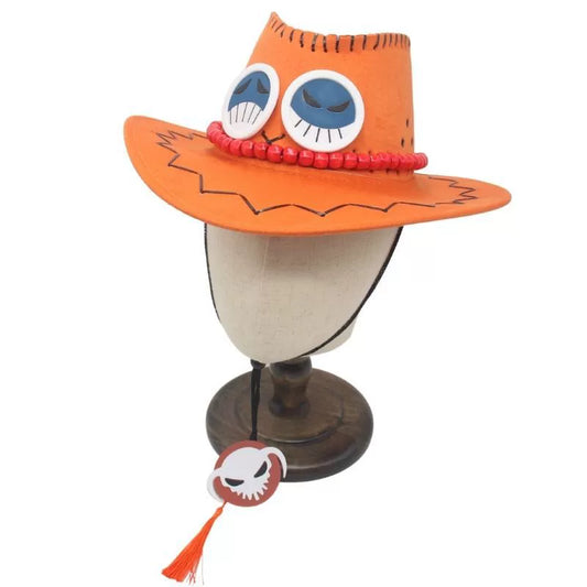 One Piece Ace Hat Cosplay Accessory – Portgas D. Ace Cowboy Hat