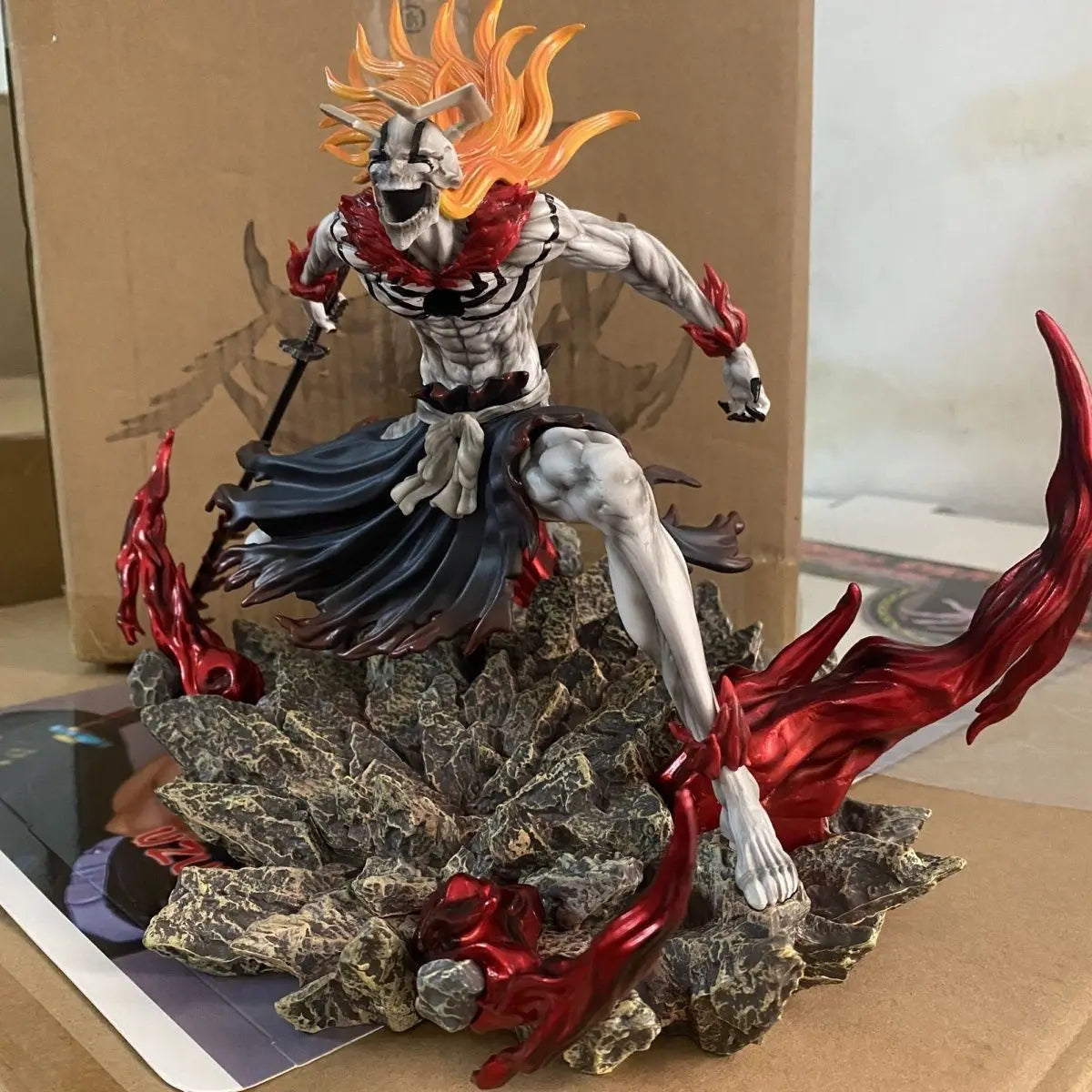 Hollow Ichigo Kurosaki Battle Form Statue – 23 CM Bleach Anime Figure