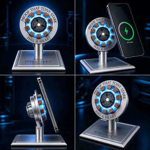 Killerbody Iron Man Arc Reactor Wireless Charger Metal Edition (2026 Model) – Infinity Saga Collectible Display