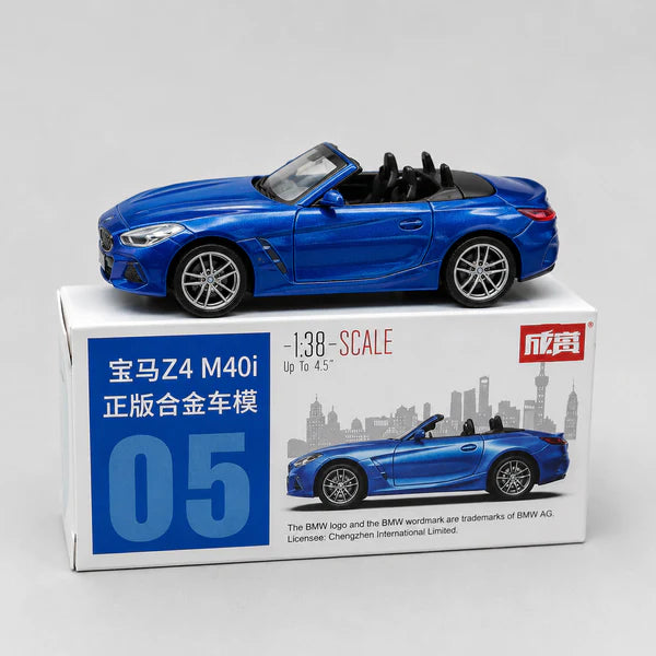 BMW Z4 M40i Convertible 1:38 Scale Diecast Model Car – Official Licensed Edition