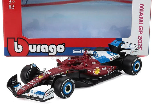 Bburago Ferrari SF-25 Charles Leclerc #16 F1 Model Car – 1:43 Scale Diecast