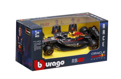Bburago Red Bull Racing RB21 Max Verstappen #1 F1 Diecast Model Car – 1:43 Scale