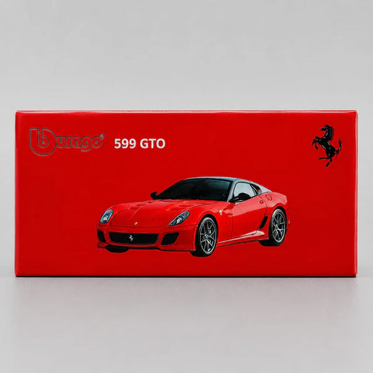 Bburago Ferrari 599 GTO 1:64 Scale Die Cast Model Car – Red Official Collectible