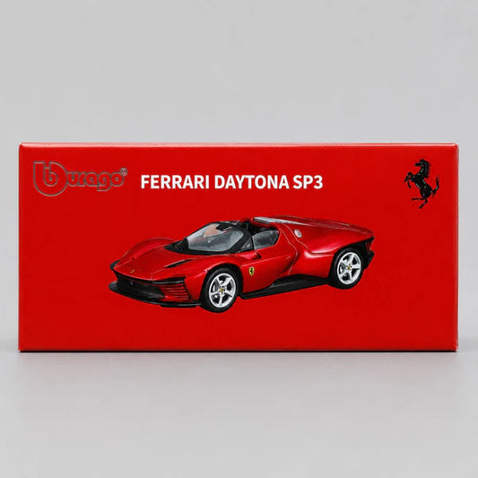 Bburago Ferrari Daytona SP3 1:64 Scale Die Cast Model Car – Official Collectible