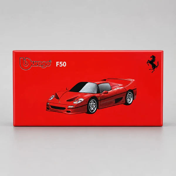Bburago Ferrari F50 1:64 Scale Die Cast Model Car – Official Collectible