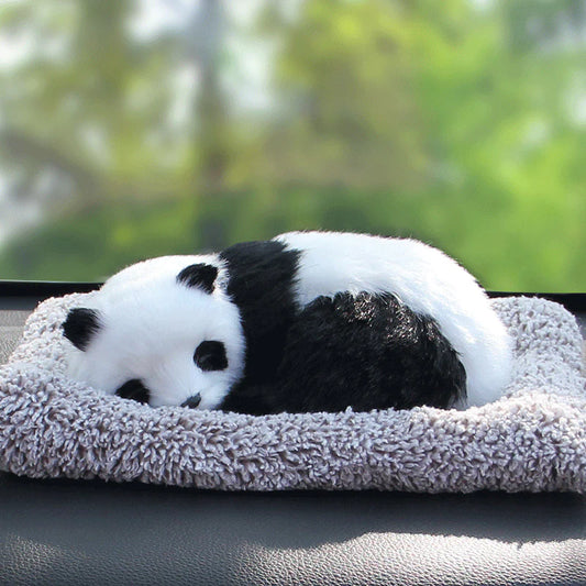 Big Size Cute Panda Sleeping on Mat – Realistic Plush Showpiece