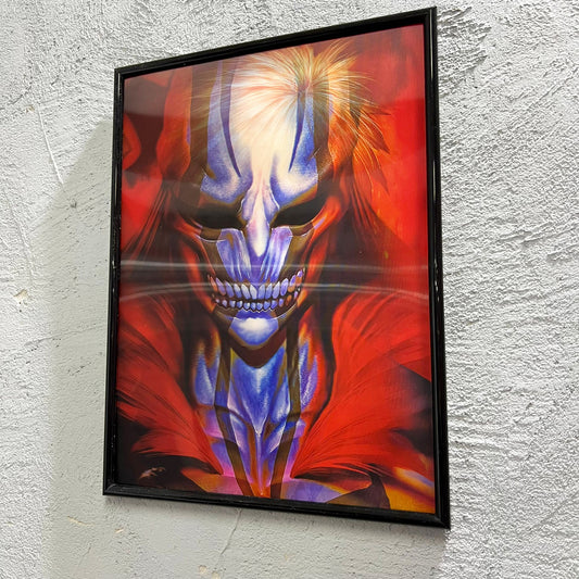 Bleach Hollow Mask 3D 30*40 cm Anime Wall Poster – Ichigo Skull Art
