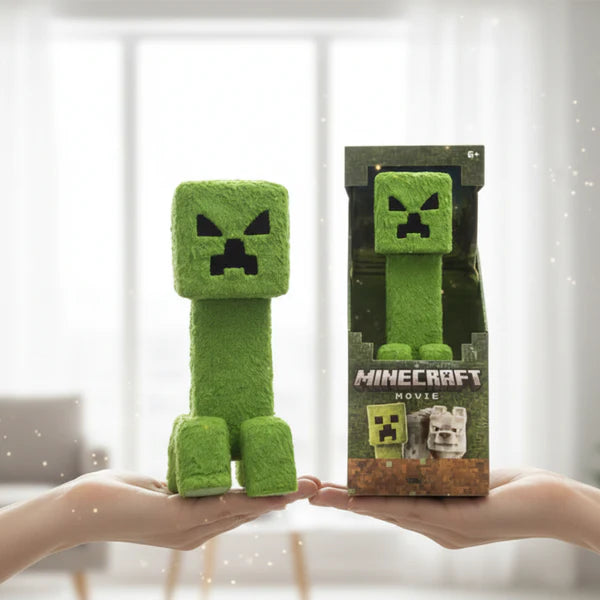 Block World Creeper Figure – 24 cm Gaming Display Collectible