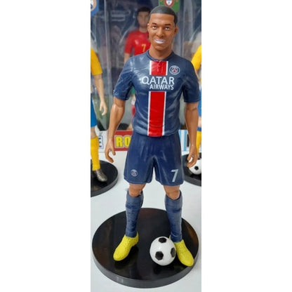 Blue Striker No.7 Football Star Figure – 21 cm PVC with Display Box