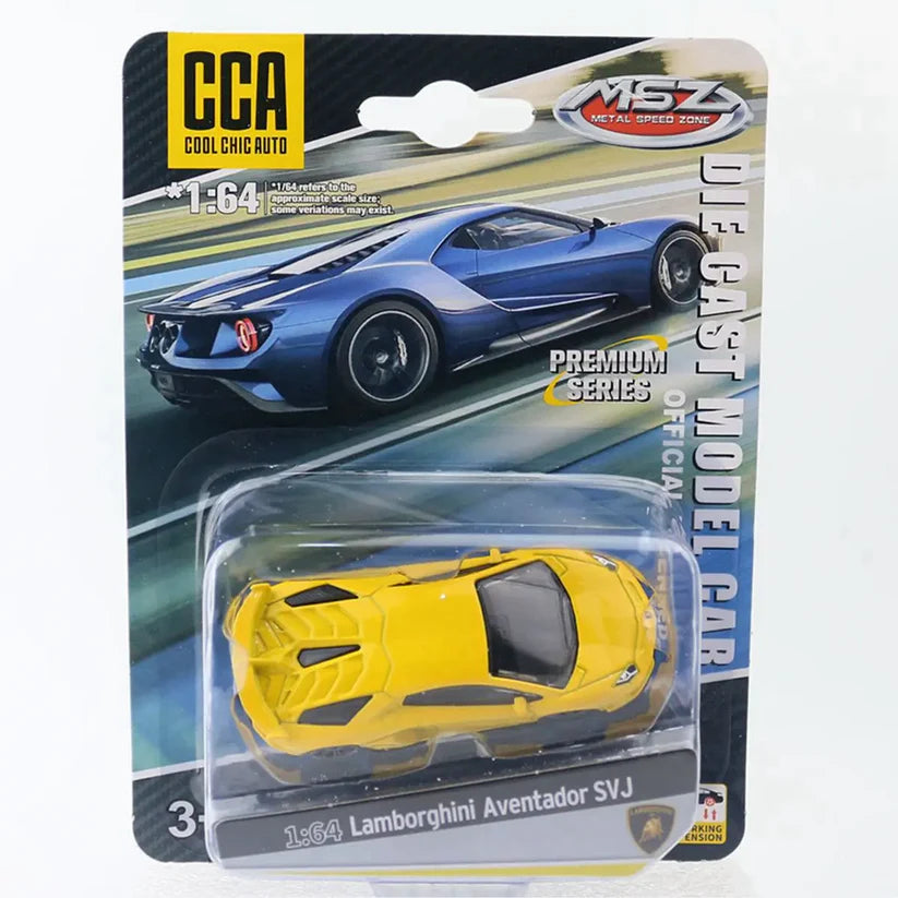 Lamborghini Aventador SVJ 1:64 Scale Diecast Model Car – Premium Series