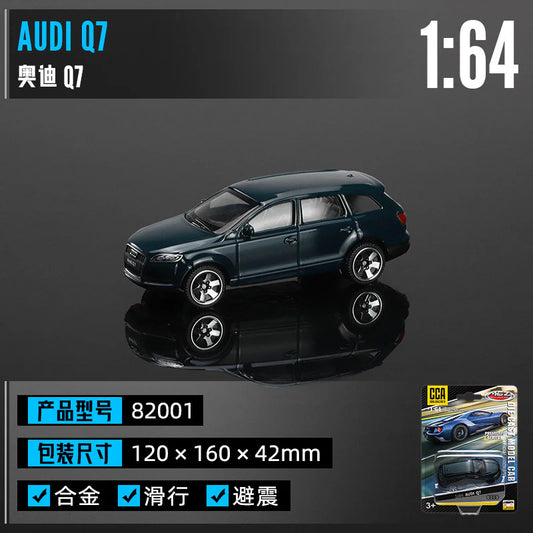 1:64 Audi Q7 Diecast SUV Model Car – Blue