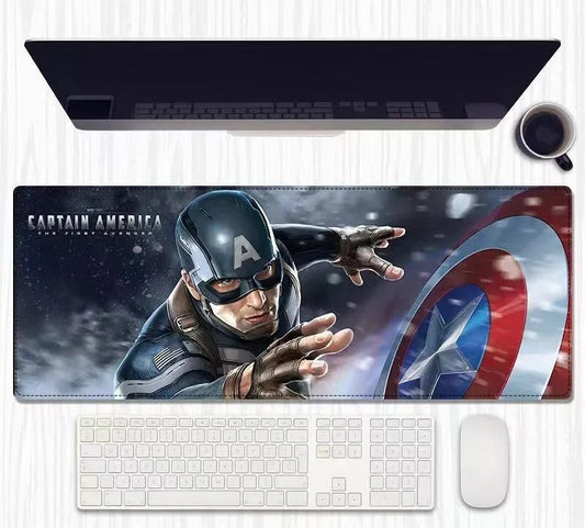 Captain America Shield Action Extended Gaming Deskmat