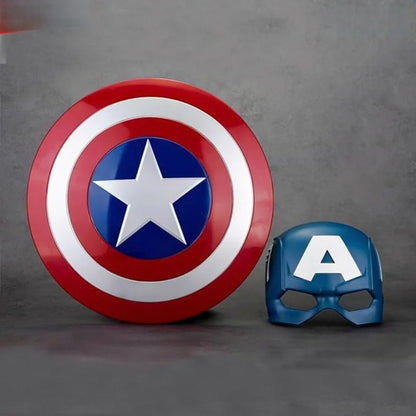 ZD Toys Captain America Shield & Mask Set For Kids – Cosplay Display Collection