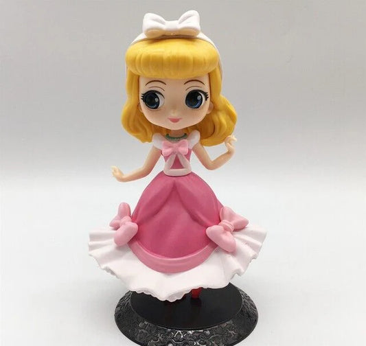 Cinderella Q Posket action Figure 15cm – Pink Dress Princess Chibi Collectible