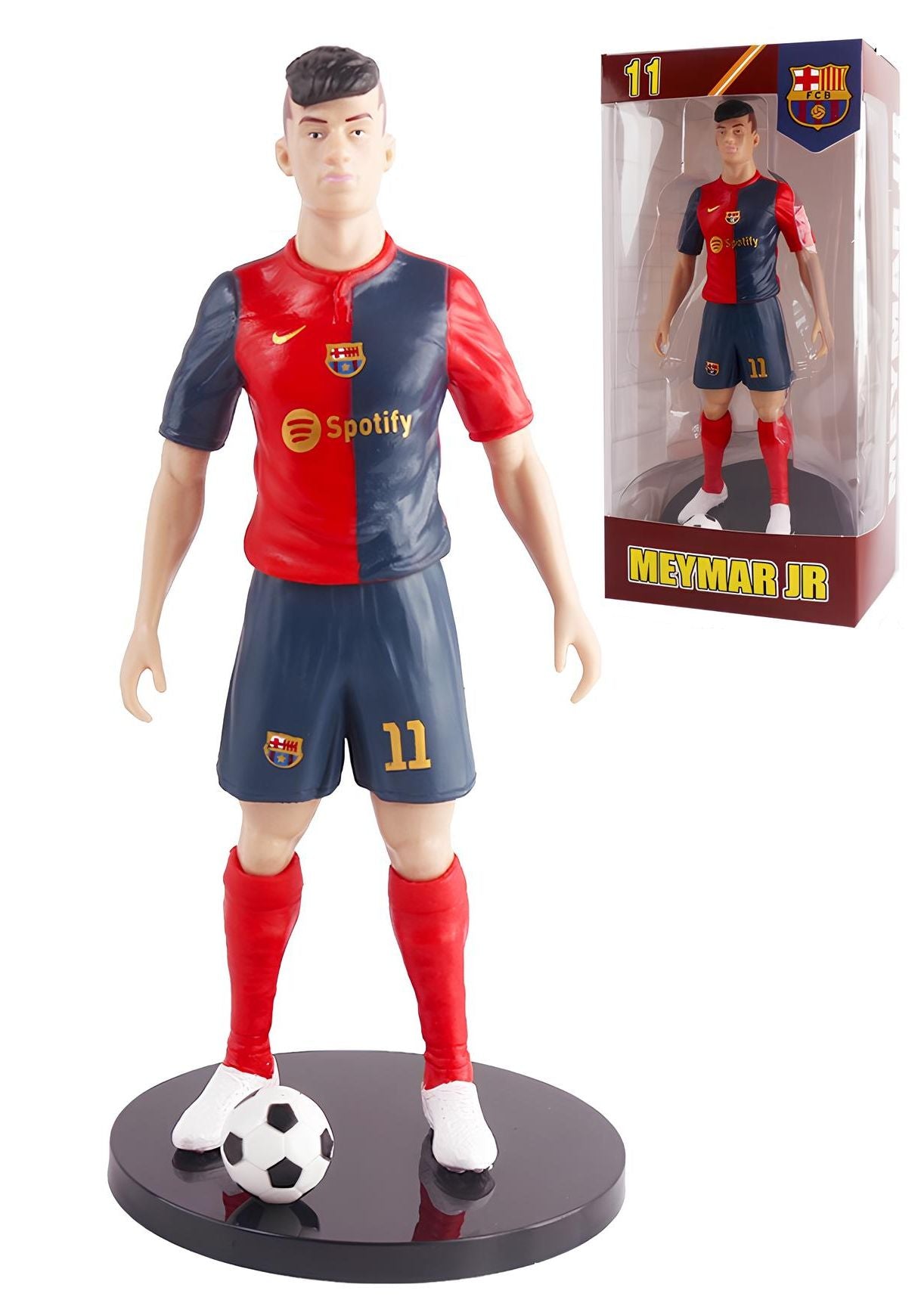 Club Hero No.11 Football Figure – 20 cm PVC Model in Window Box