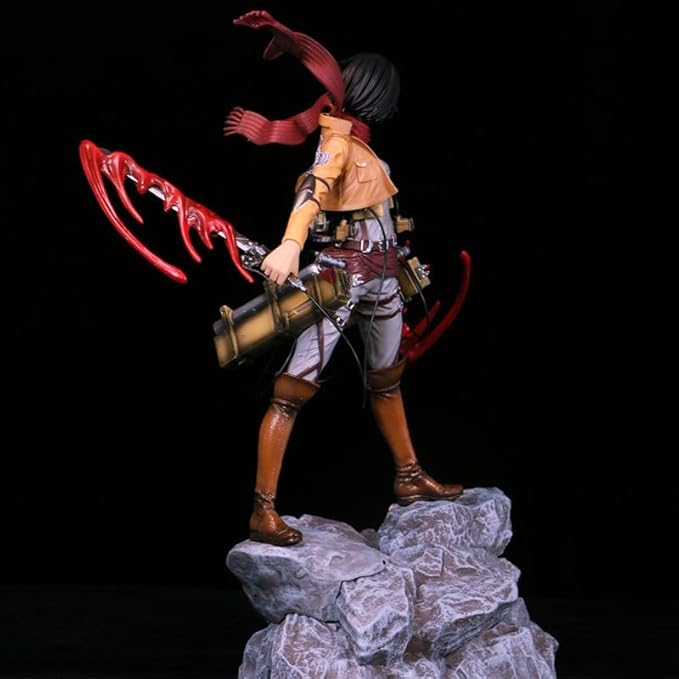 Buy Mikasa Ackerman 32 cm Combat Statue with ODM Gear