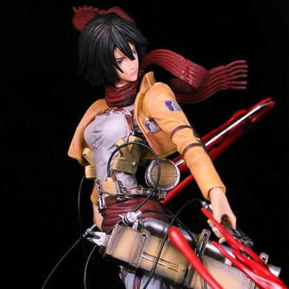 Buy Mikasa Ackerman 32 cm Combat Statue with ODM Gear