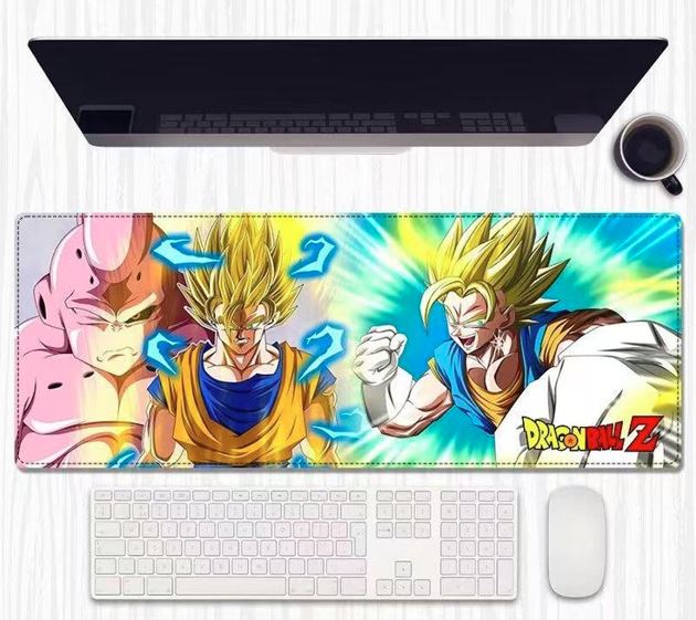 Dragon Ball Z Mouse Pad – XL Anime Desk Mat (Super Saiyan Goku & Vegeta)