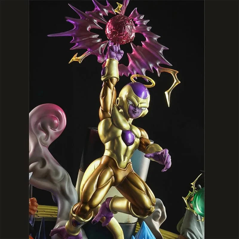 Dragon Ball Z Battle Scene Statue – 52 cm Premium Anime Collectible