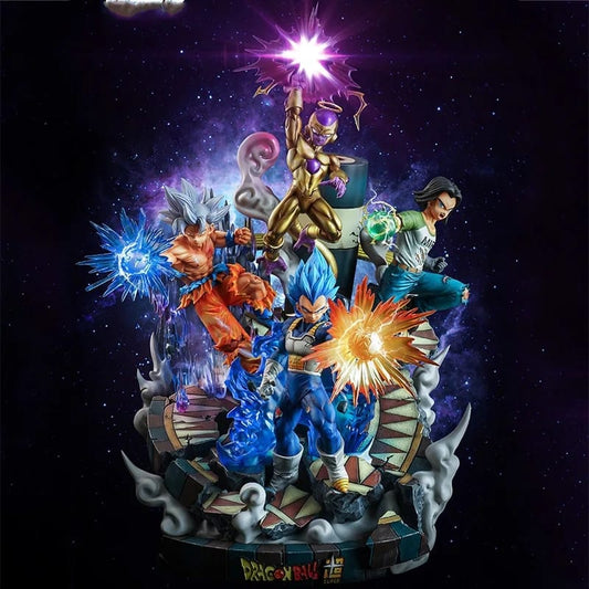 Dragon Ball Z Battle Scene Statue – 52 cm Premium Anime Collectible