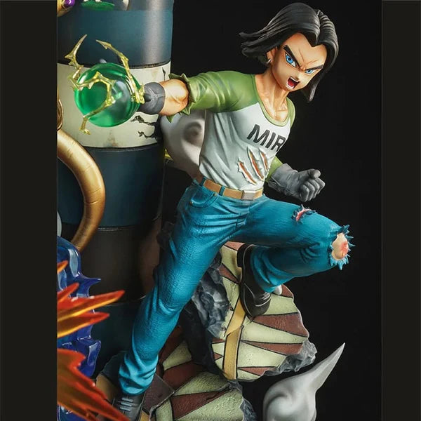 Dragon Ball Z Battle Scene Statue – 52 cm Premium Anime Collectible