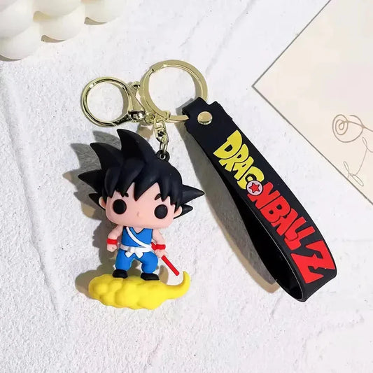 DBZ Goku on Cloud Rubber Keychain – Dragon Ball Z Strap