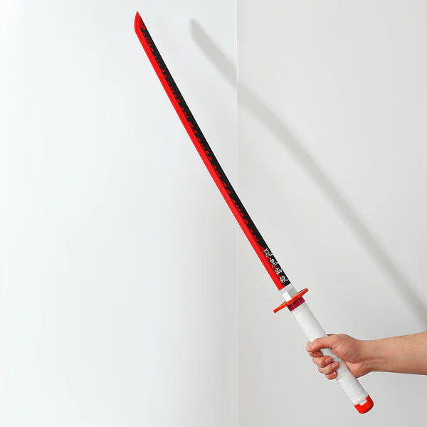 Flame Rengoku Hashira LED Wooden Nichirin Katana Demon Slayer – 104 cm Anime Cosplay Collectible Prop