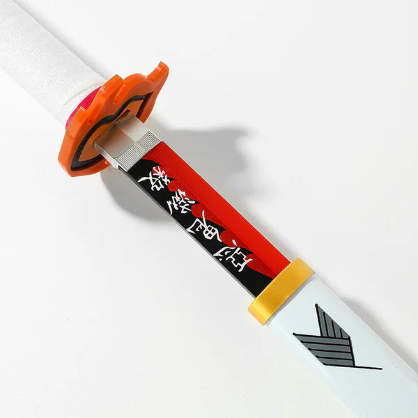 Flame Rengoku Hashira LED Wooden Nichirin Katana Demon Slayer – 104 cm Anime Cosplay Collectible Prop