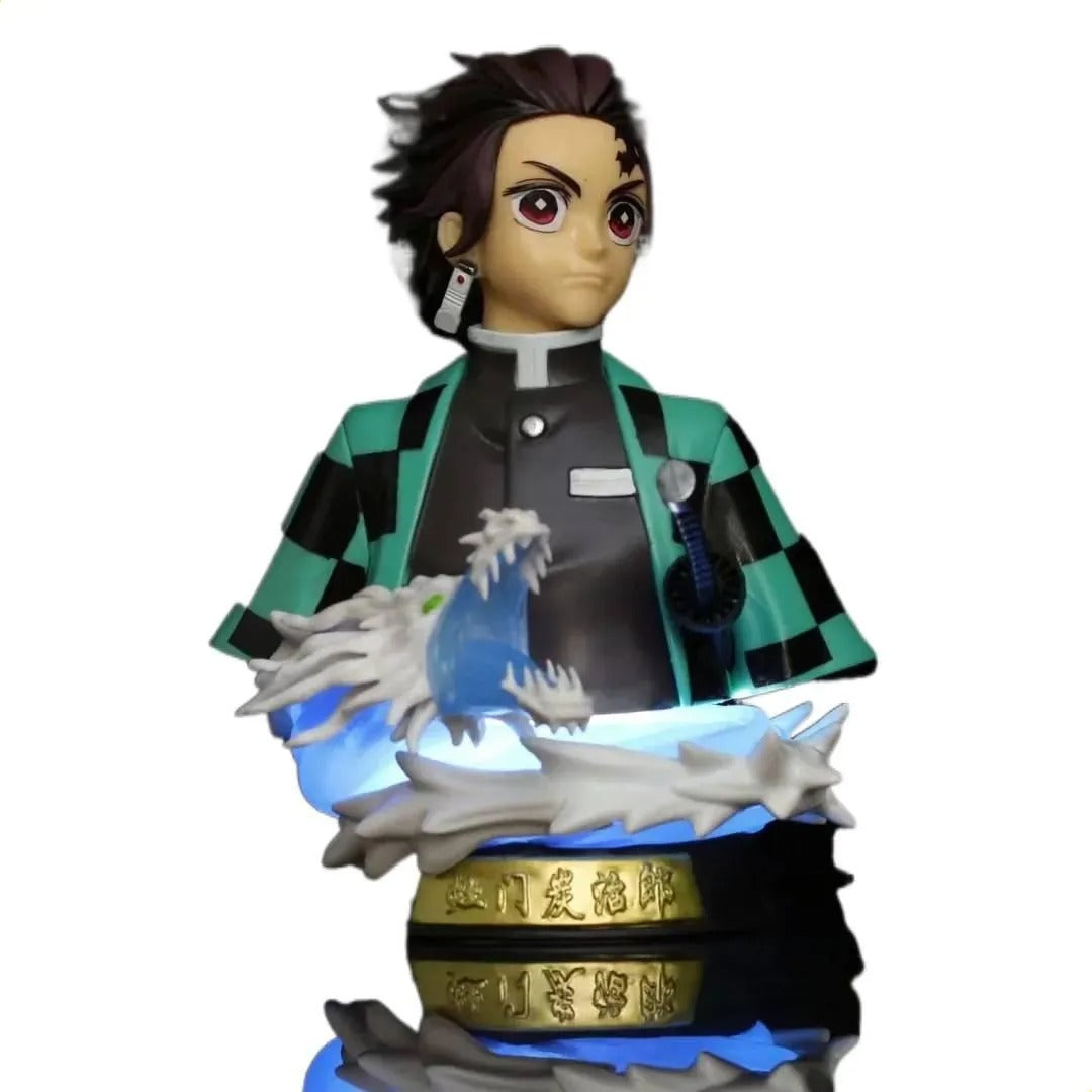 Tanjiro Kamado LED Water Dragon Statue – 15 CM Demon Slayer Anime Figure